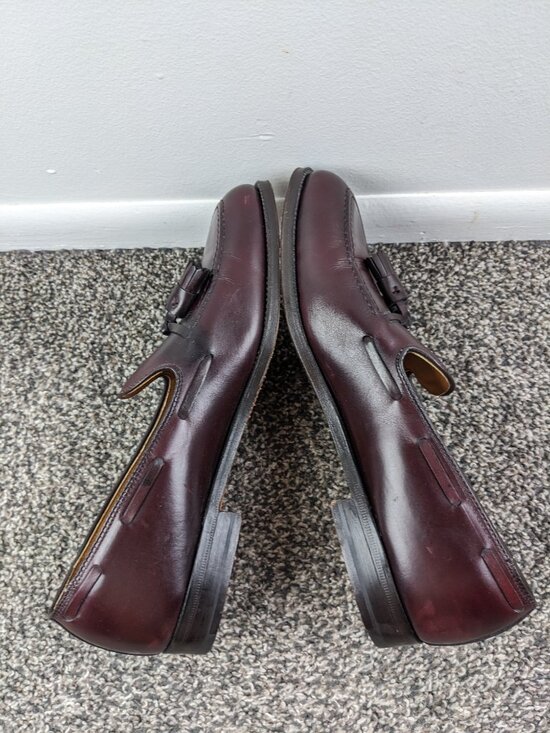 Alden 663 Burgundy Calfskin Tassel Dress Shoe Loafers Mens Sz 11 A/C main image 10
